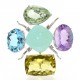 color stone brooch